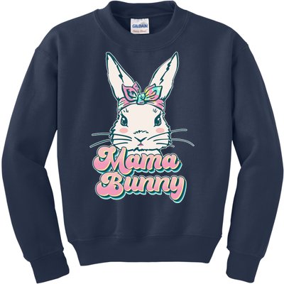 Cute Easter Mama Bunny Kids Sweatshirt