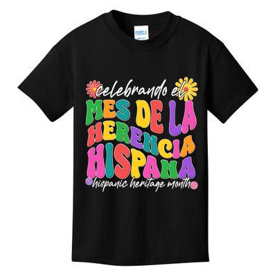 Celebrando EL Mes De La Herencia Hispana Hispanic Heritage Month Kids T-Shirt