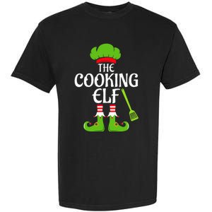 Cooking Elf Matching Family Group Christmas Party Xmas Funny Garment-Dyed Heavyweight T-Shirt