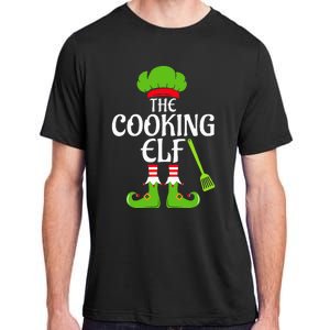 Cooking Elf Matching Family Group Christmas Party Xmas Funny Adult ChromaSoft Performance T-Shirt