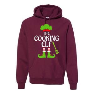 Cooking Elf Matching Family Group Christmas Party Xmas Funny Premium Hoodie