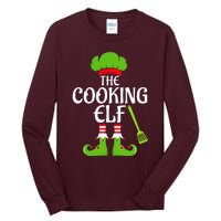 Cooking Elf Matching Family Group Christmas Party Xmas Funny Tall Long Sleeve T-Shirt