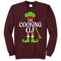 Cooking Elf Matching Family Group Christmas Party Xmas Funny Tall Sweatshirt