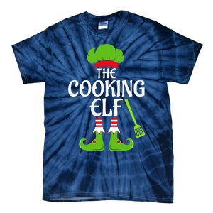 Cooking Elf Matching Family Group Christmas Party Xmas Funny Tie-Dye T-Shirt