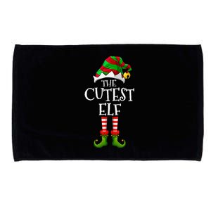 Cutest Elf Matching Family Group Christmas Party Elf Microfiber Hand Towel