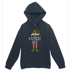 Cutest Elf Matching Family Group Christmas Party Elf Urban Pullover Hoodie