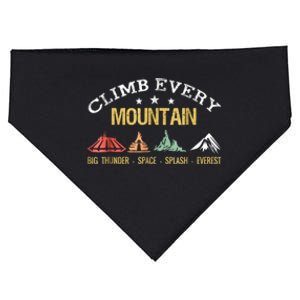 Climb Every Mountain Big Thunder Space Splashs Everests Gift USA-Made Doggie Bandana