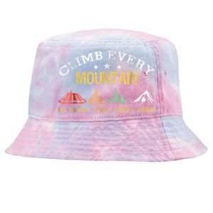 Climb Every Mountain Big Thunder Space Splashs Everests Gift Tie-Dyed Bucket Hat