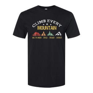 Climb Every Mountain Big Thunder Space Splashs Everests Gift Softstyle CVC T-Shirt