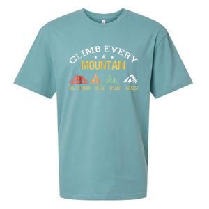 Climb Every Mountain Big Thunder Space Splashs Everests Gift Sueded Cloud Jersey T-Shirt