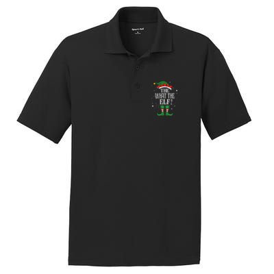 Christmas Elf Matching Family Group Funny The What The Elf? Gift PosiCharge RacerMesh Polo