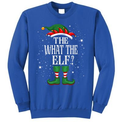 Christmas Elf Matching Family Group Funny The What The Elf? Gift Sweatshirt