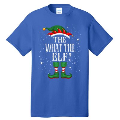 Christmas Elf Matching Family Group Funny The What The Elf? Gift Tall T-Shirt