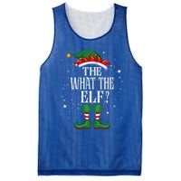 Christmas Elf Matching Family Group Funny The What The Elf? Gift Mesh Reversible Basketball Jersey Tank