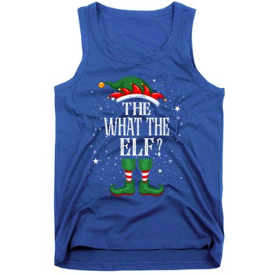 Christmas Elf Matching Family Group Funny The What The Elf? Gift Tank Top