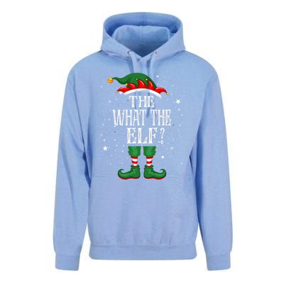 Christmas Elf Matching Family Group Funny The What The Elf? Gift Unisex Surf Hoodie