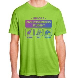 Civil Engineering Major Student Gift Meaningful Gift Adult ChromaSoft Performance T-Shirt