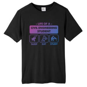 Civil Engineering Major Student Gift Meaningful Gift Tall Fusion ChromaSoft Performance T-Shirt