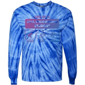 Civil Engineering Major Student Gift Meaningful Gift Tie-Dye Long Sleeve Shirt