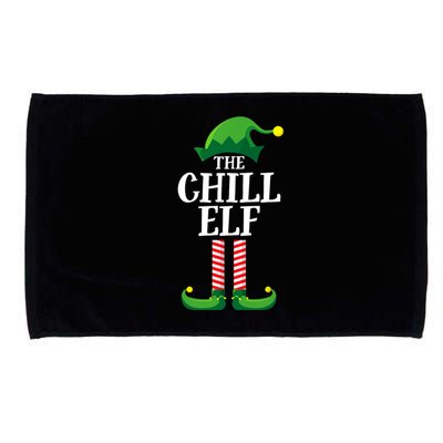 Chill Elf Matching Family Group Christmas Party Microfiber Hand Towel