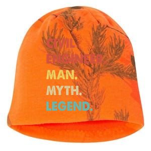 Civil Engineer Man Myth Legend Kati - Camo Knit Beanie