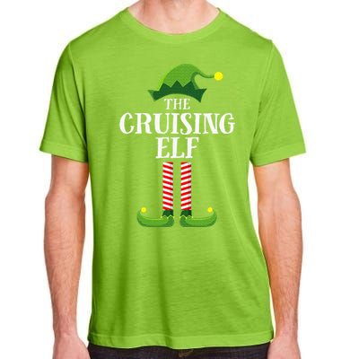 Cruising Elf Matching Family Cruise Christmas Funny Group Adult ChromaSoft Performance T-Shirt