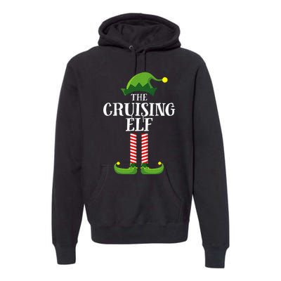 Cruising Elf Matching Family Cruise Christmas Funny Group Premium Hoodie