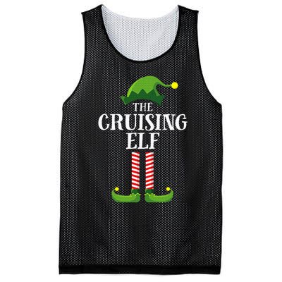 Cruising Elf Matching Family Cruise Christmas Funny Group Mesh Reversible Basketball Jersey Tank