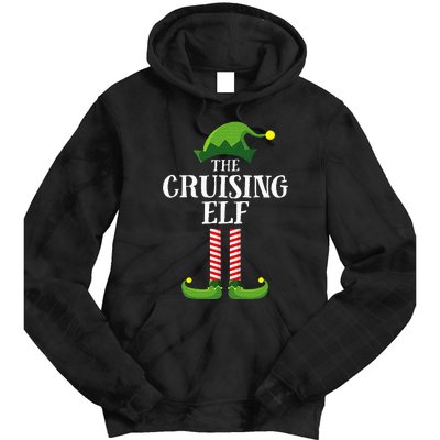 Cruising Elf Matching Family Cruise Christmas Funny Group Tie Dye Hoodie