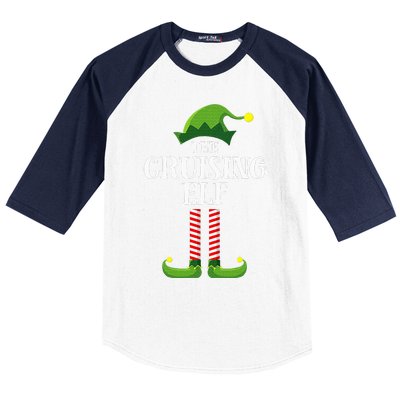 Cruising Elf Matching Family Cruise Christmas Funny Group Baseball Sleeve Shirt