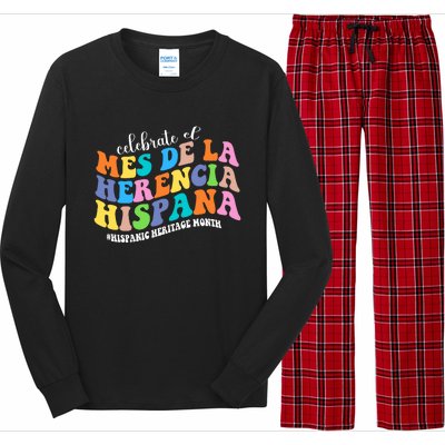 Celebrate El Mes De La Herencia Hispana Hispanic Heritage Long Sleeve Pajama Set