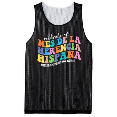 Celebrate El Mes De La Herencia Hispana Hispanic Heritage Mesh Reversible Basketball Jersey Tank