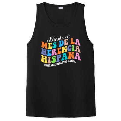 Celebrate El Mes De La Herencia Hispana Hispanic Heritage PosiCharge Competitor Tank