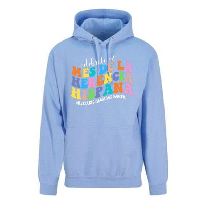 Celebrate El Mes De La Herencia Hispana Hispanic Heritage Unisex Surf Hoodie