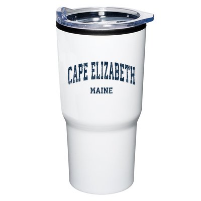 Cape Elizabeth Maine Me Vintage Varsity Sports Tumbler
