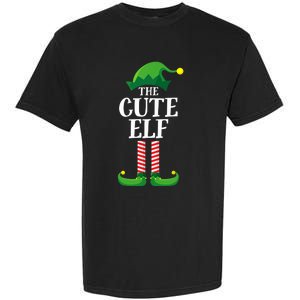 Cute Elf Matching Family Group Christmas Party Funny Elf Garment-Dyed Heavyweight T-Shirt