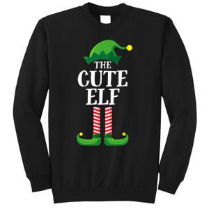 Cute Elf Matching Family Group Christmas Party Funny Elf Sweatshirt