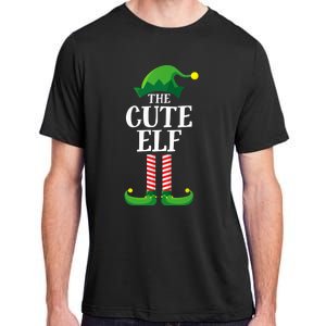 Cute Elf Matching Family Group Christmas Party Funny Elf Adult ChromaSoft Performance T-Shirt