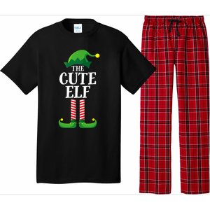 Cute Elf Matching Family Group Christmas Party Funny Elf Pajama Set