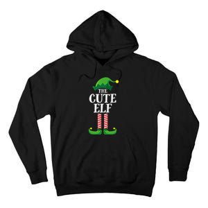 Cute Elf Matching Family Group Christmas Party Funny Elf Tall Hoodie