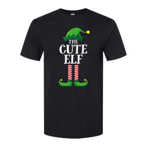 Cute Elf Matching Family Group Christmas Party Funny Elf Softstyle CVC T-Shirt