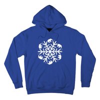 Christmas Elephant Meaningful Gift Winter Snowflake Gift Hoodie