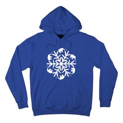 Christmas Elephant Meaningful Gift Winter Snowflake Gift Tall Hoodie