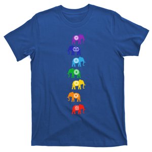 Chakra Elephant Meditation Reiki Animal Lover Yoga Great Gift T-Shirt