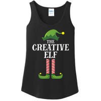 Creative Elf Matching Family Group Christmas Party Ladies Essential Tank