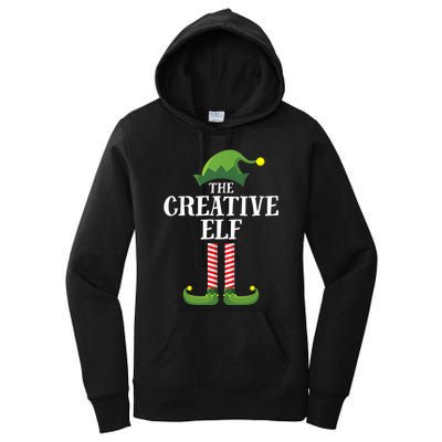 Creative Elf Matching Family Group Christmas Party Women's Pullover Hoodie