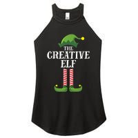 Creative Elf Matching Family Group Christmas Party Women's Perfect Tri Rocker Tank