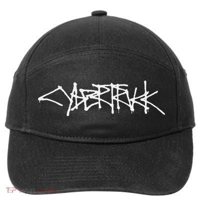 Cybertrucks Ev Minimal Futuristic Electric 7-Panel Snapback Hat