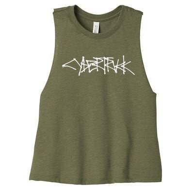 Cybertrucks Ev Minimal Futuristic Electric Women's Racerback Cropped Tank