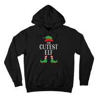 Cutest Elf Matching Group Xmas Funny Family Christmas Hoodie